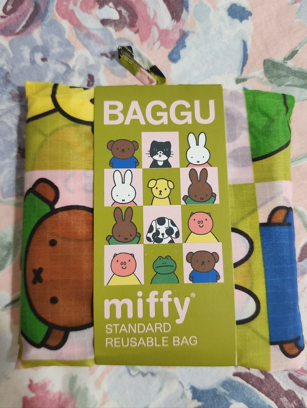 BAGGU x miffy and Friends Reusable Bag NEW Standard Size Melanie Dog Boris Poppy